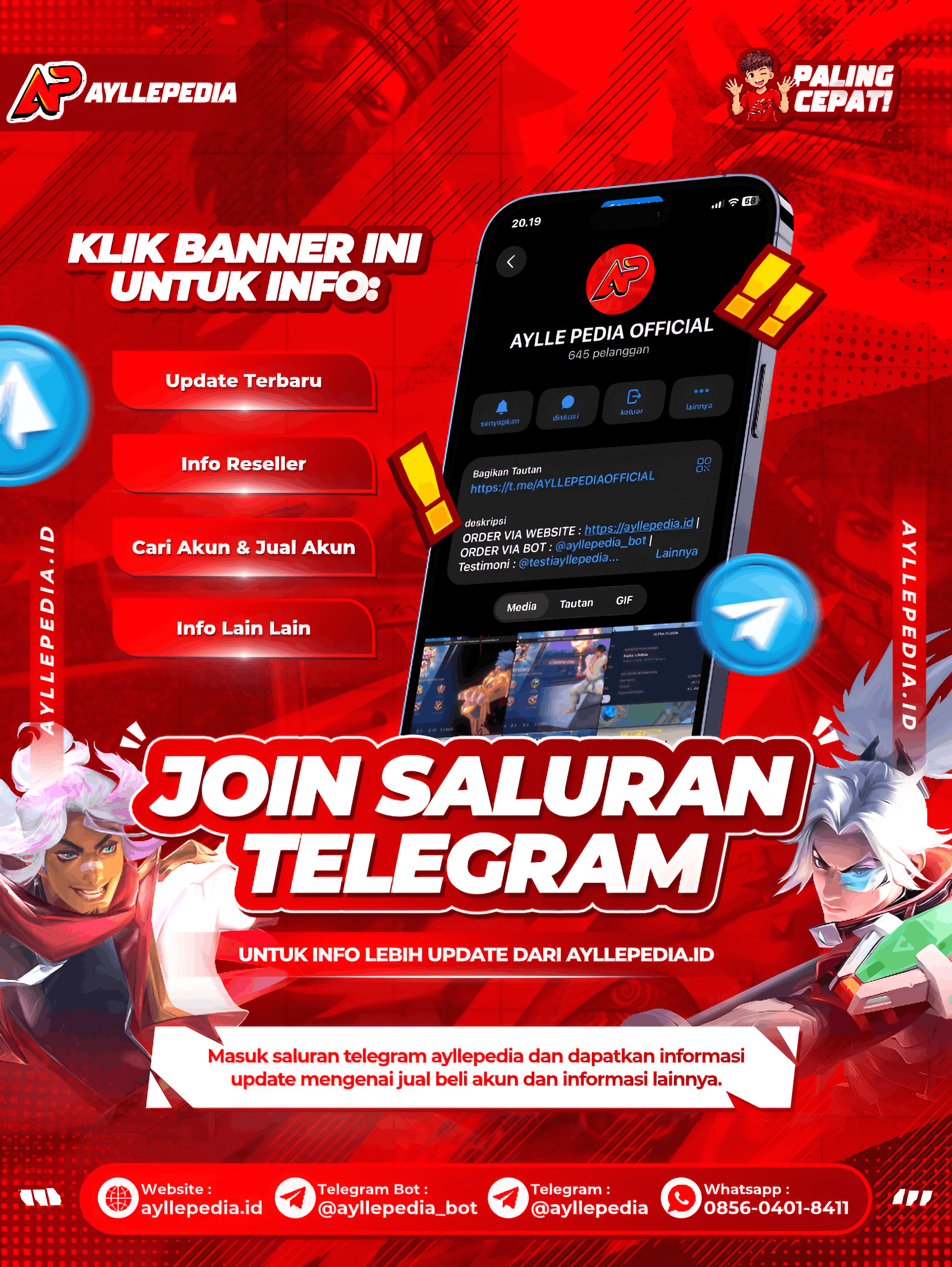 JOIN SALURAN TELEGRAM AYLLEPEDIA !!